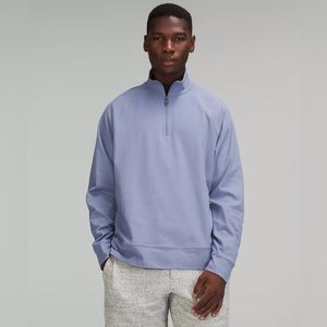 Men’s Lululemon Heavyweight Crepe Half Zip Peri Purple Size Large